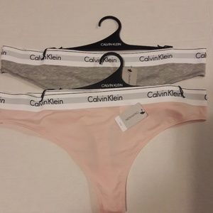 Calvin Klein Woman's Modern Cotton Thongs